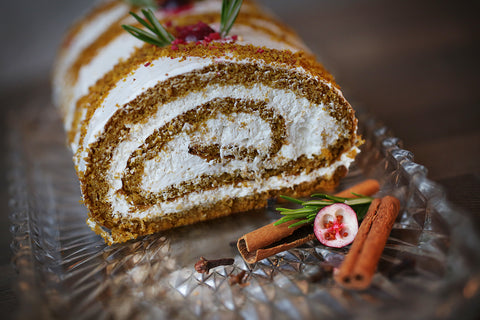 Kalėdinis vyniotinis be cukraus, be gliuteno, be pieno