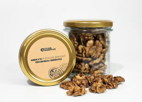 GRAIKINIAI RIEŠUTAI – švelniai skrudinti (140 g)