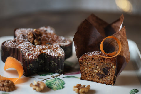 Morkų pyragas su graikiniais riešutais new