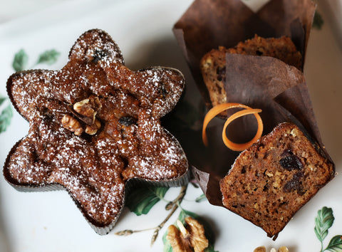 Morkų pyragas su graikiniais riešutais new