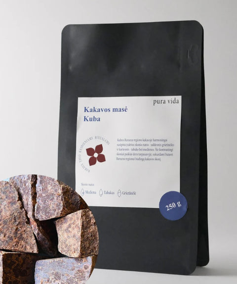 Rūšinė kakavos masė - Kuba (fasuota)