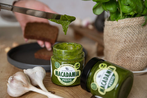Makadamijų riešutų kremas PESTO