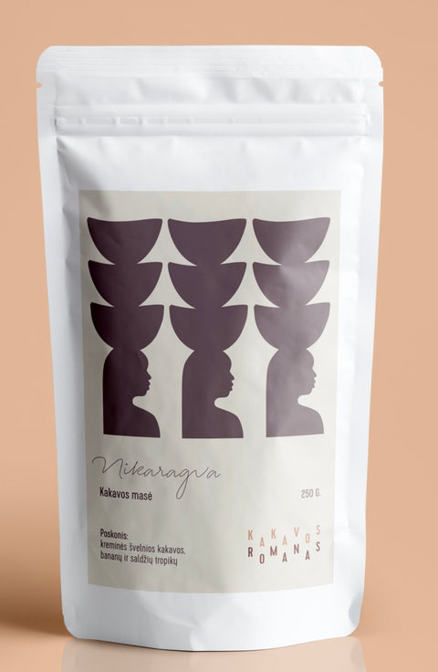 Nikaragvos kakavos masė, fasuota 250 g