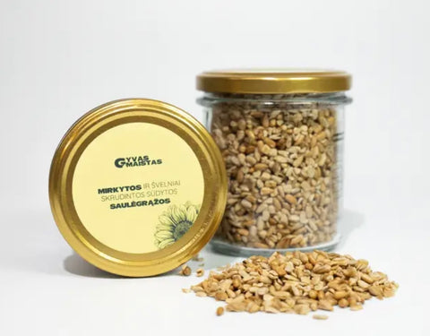 SAULĖGRĄŽOS – švelniai skrudintos ir sūdytos (130 g)