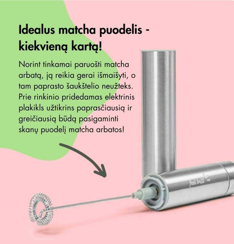 Rūšinės matcha arbatos rinkinys, feel