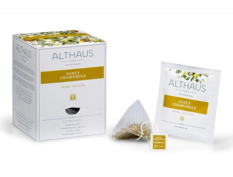 Althaus žolelių arbata “Camomile, Verbena&Cinnamon” (šilkiniuose maišeliuose)