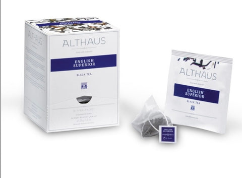 Althaus juodoji arbata „English Superior“ (šilkiniuose maišeliuose)
