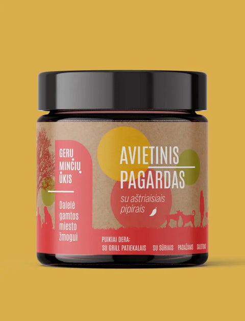 Avietinis pagardas su aštriaisiais pipirais, 230g