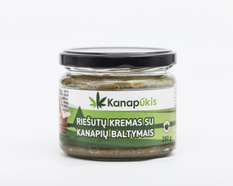 Riešutų kremas su kanapių baltymais 250 g