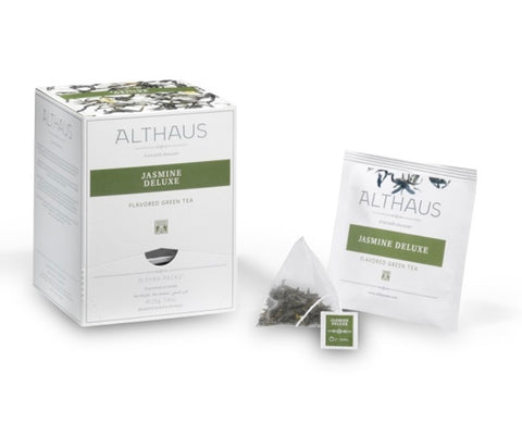 Althaus žalioji arbata “Jasmine Deluxe”  (šilkiniuose maišeliuose)