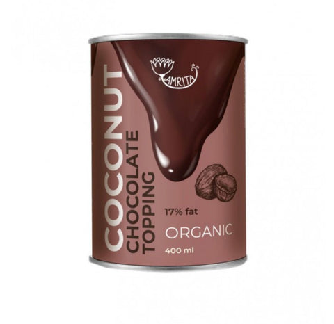 Ekologiškas šokoladinis kokosų užpilas (17% riebumo), 400 ml