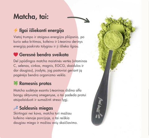 Matcha žalioji arbata su Lion's Mane, 50 g feel