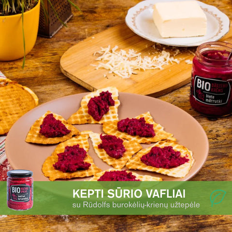 Daržovių užtepėlė su burokėliais ir krienais 235 g