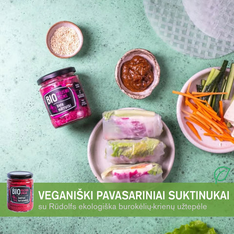 Daržovių užtepėlė su burokėliais ir krienais 235 g