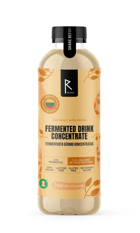Fermentuoto avižų gėrimo koncentratas, 1000 ml