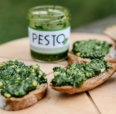 Bazilikų pesto su kietuoju sūriu (165ml) NeČia