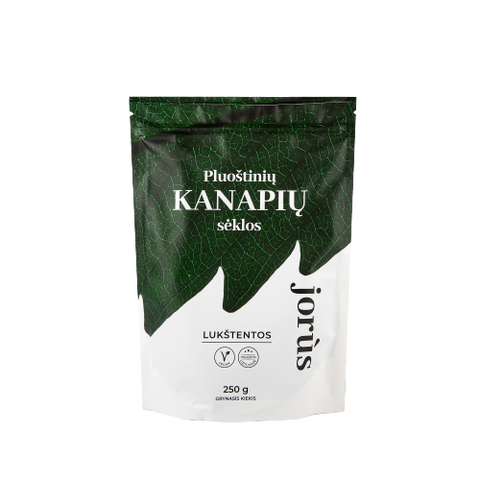 Lukštentos pluoštinių kanapių sėklos Jorus, 500 g