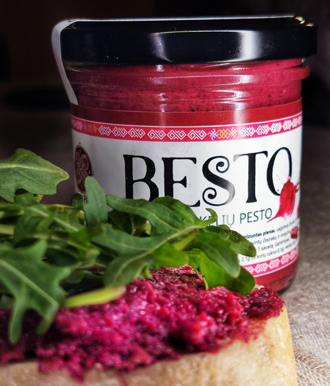 Burokėlių pesto su graikiniais riešutais, NeČia