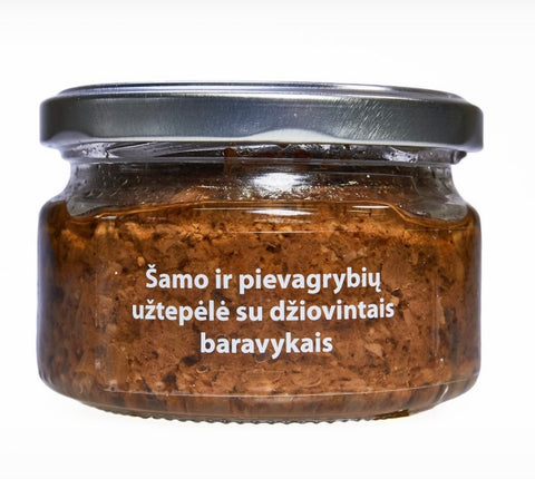 Šamo ir pievagrybių užtepėlė su baravykais, 190 g