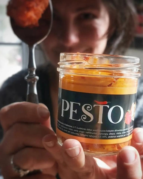 Saldžiųjų paprikų ir habanero pesto PEPERESTO, NeČia