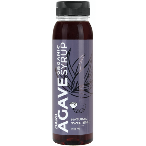 Ekologiškas tamsus agavų sirupas, 250 ml