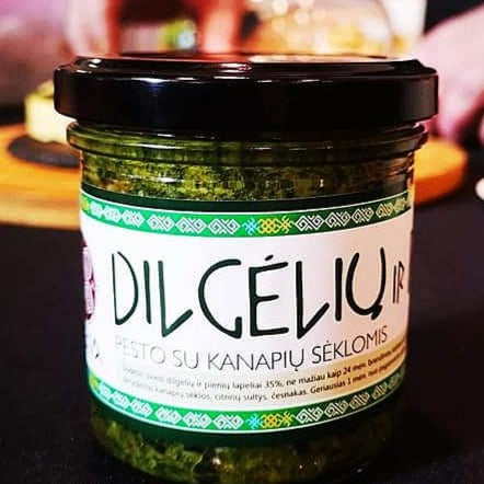 Dilgėlių pesto namai be gliuteno