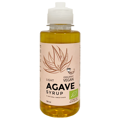 Ekologiškas šviesus agavų sirupas, 150 ml